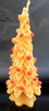 Kerze-Tannenbaum mit Kugeln